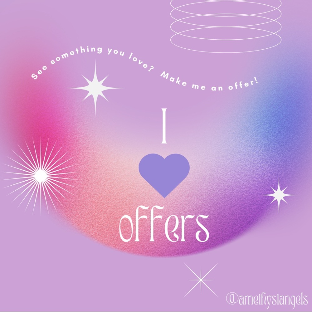 💜 Offers are welcome! 💜